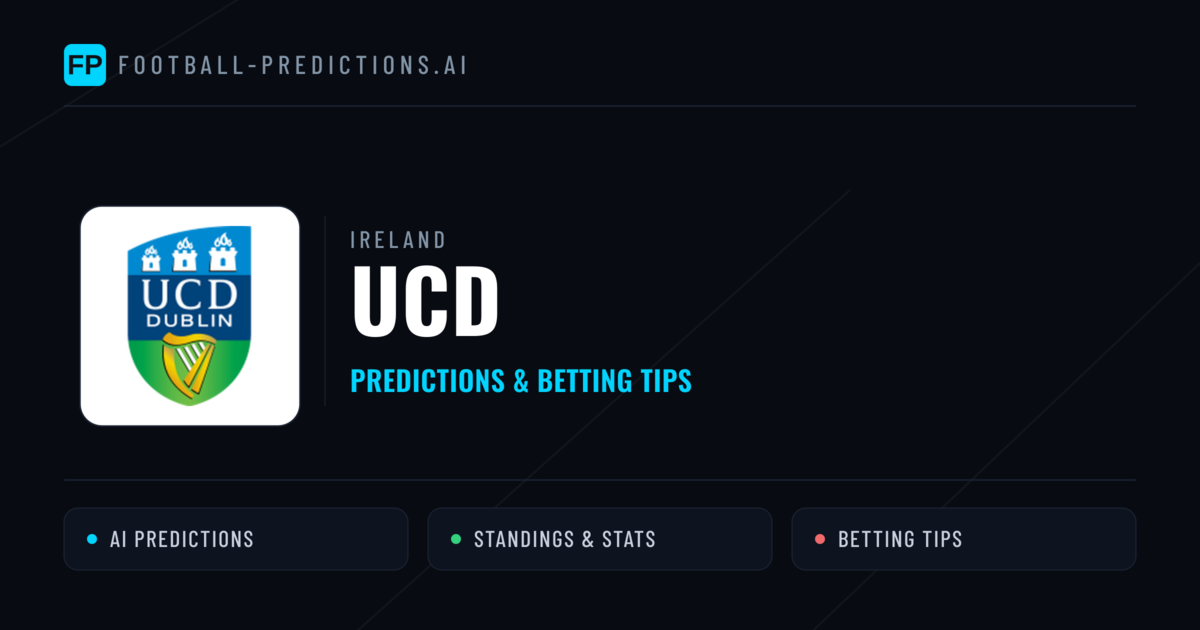 UCD Predictions & Stats