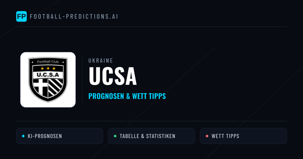 UCSA Prognosen & Statistiken