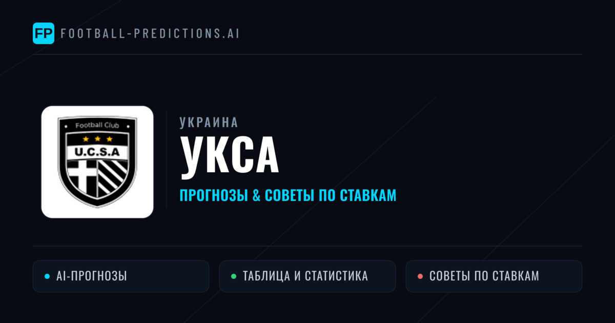 УКСА прогнозы и статистика
