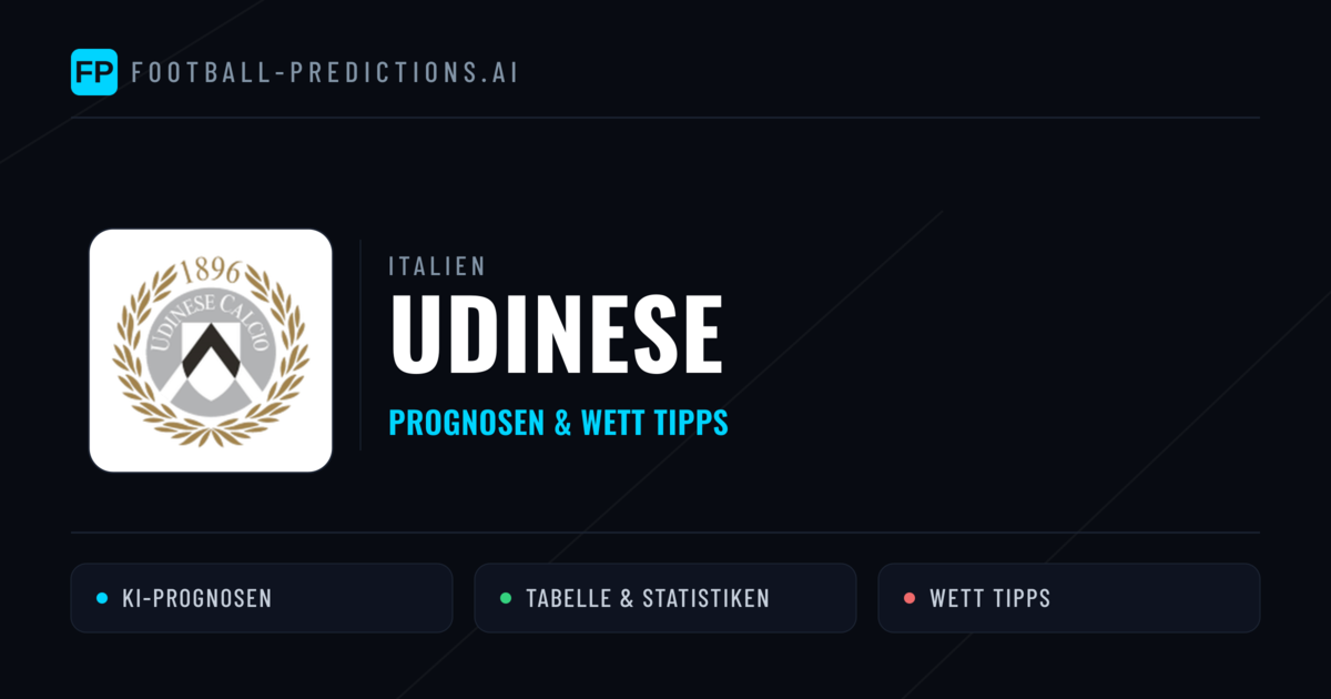 Udinese Prognosen & Statistiken