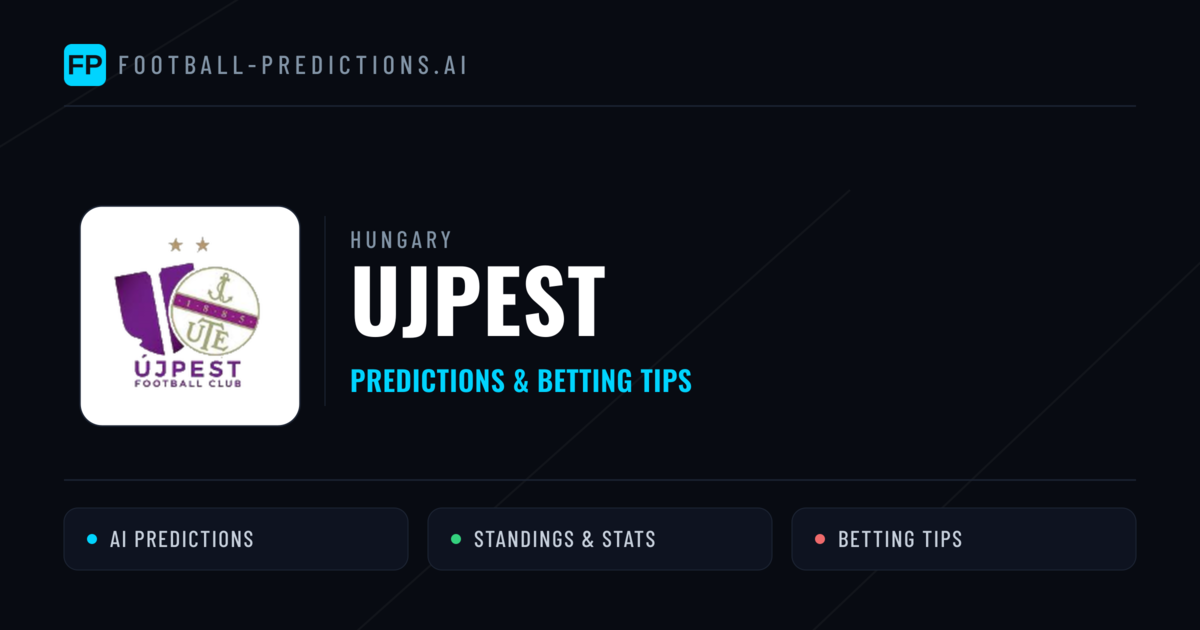 Ujpest Predictions & Stats