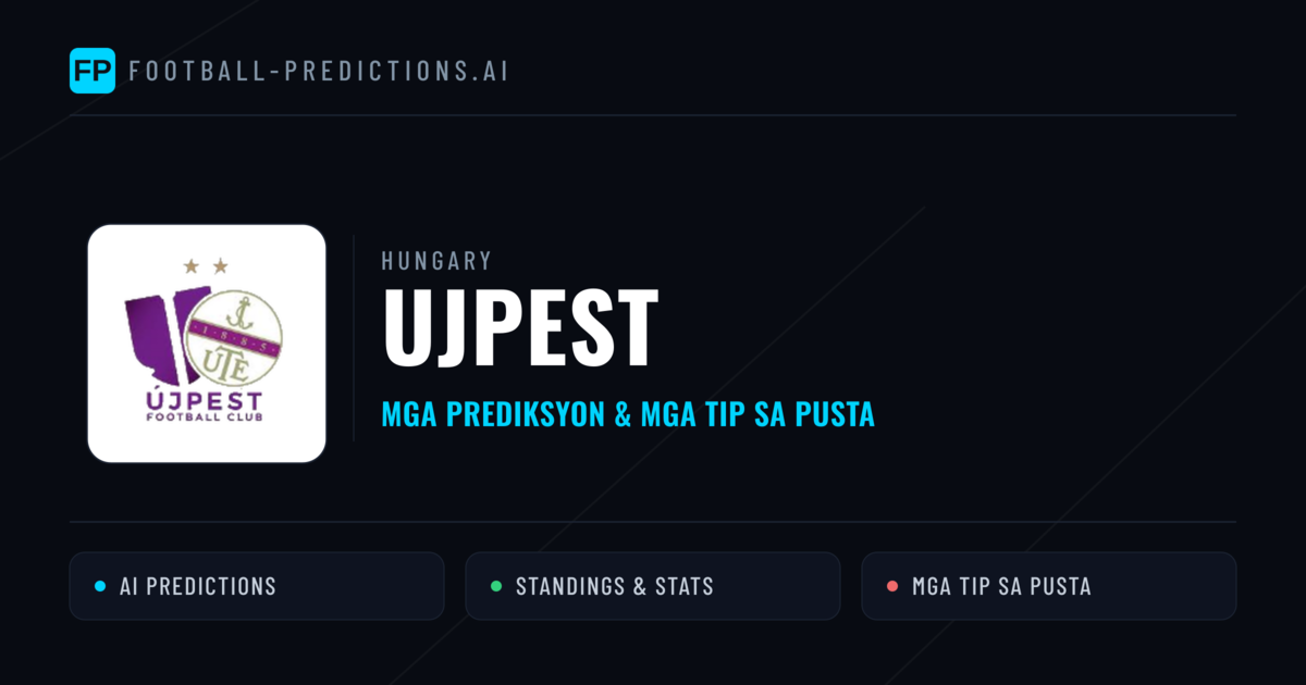 Ujpest Predictions & Stats