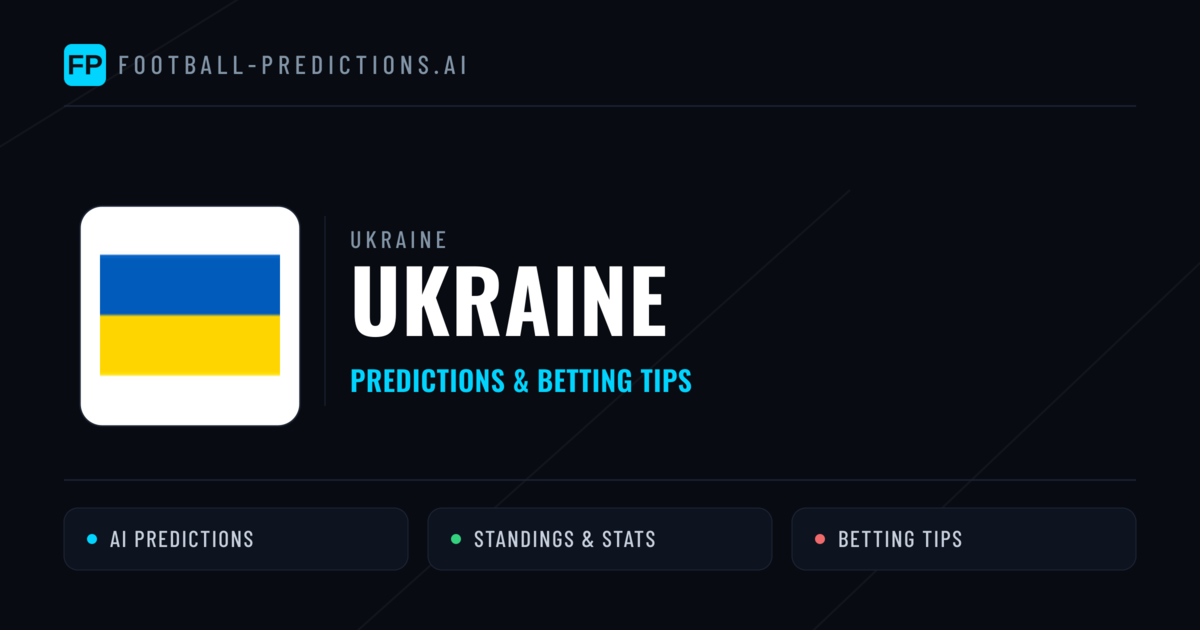 Ukraine Predictions & Stats