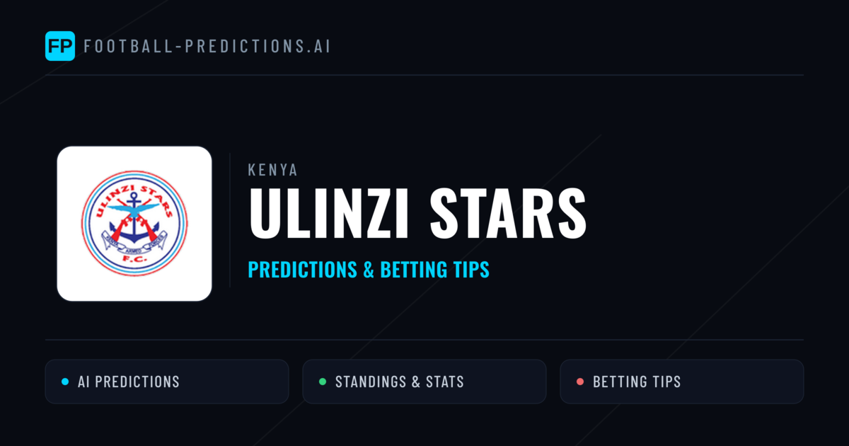 Ulinzi Stars Predictions & Stats