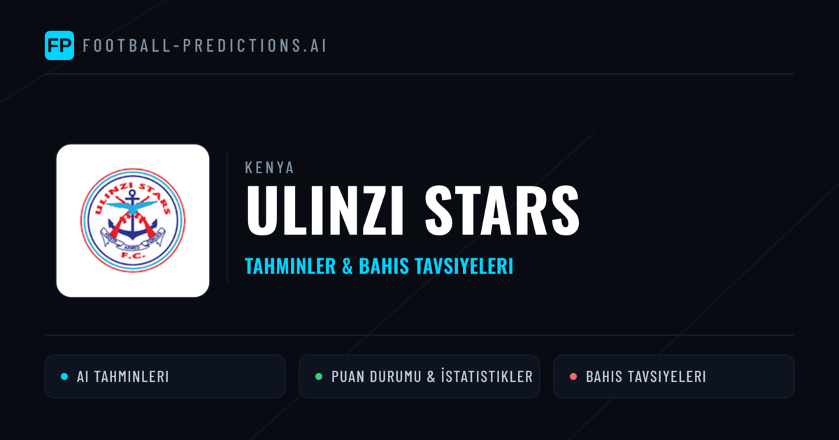 Ulinzi Stars Tahminleri & İstatistikler