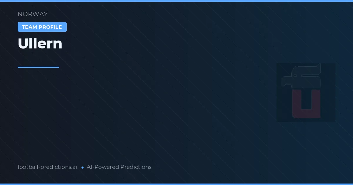Ullern Predictions & Stats