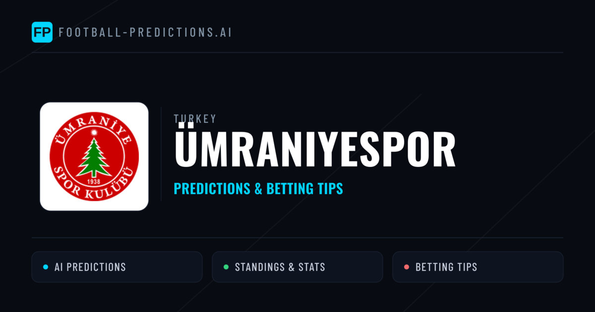 Ümraniyespor Predictions & Stats