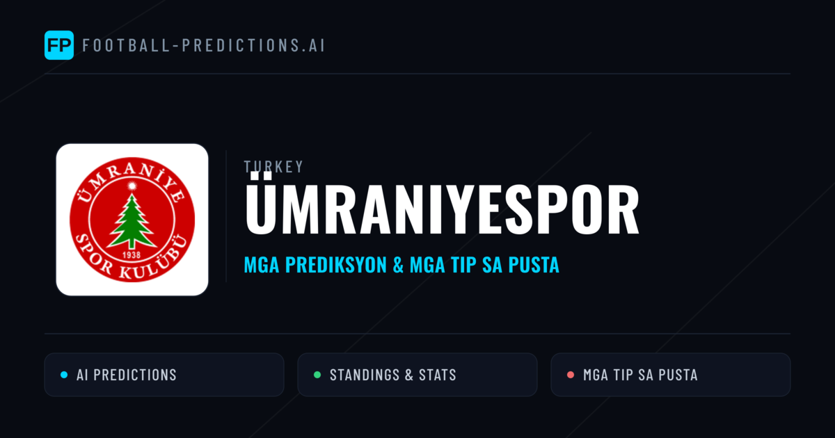 Ümraniyespor Predictions & Stats