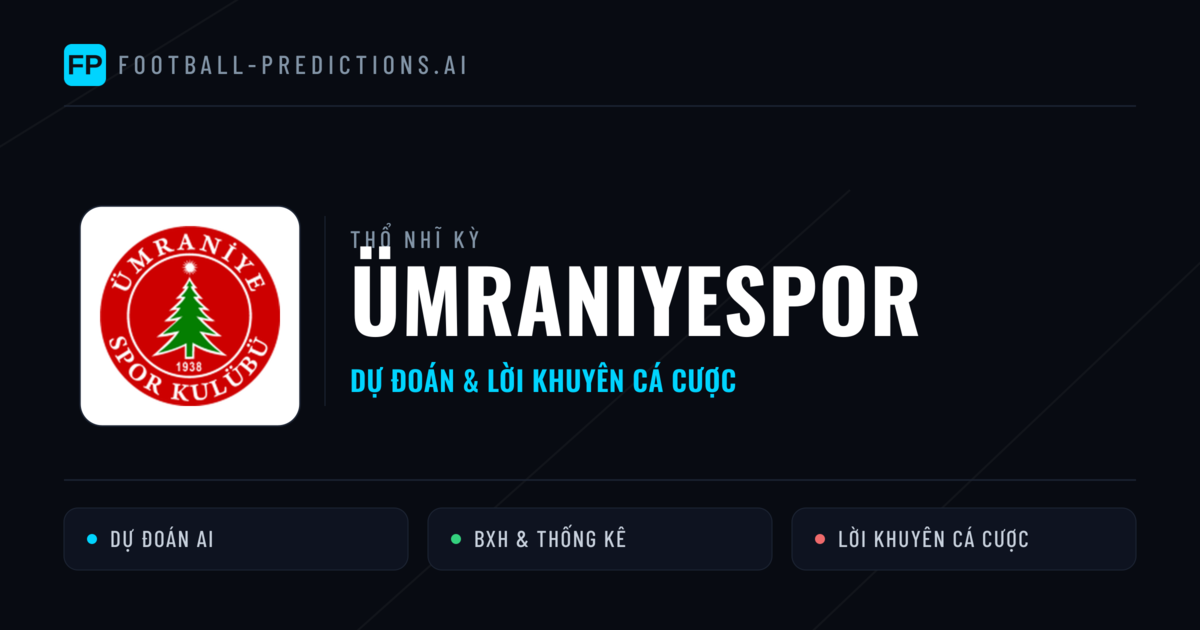 Ümraniyespor Dự đoán & Thống kê