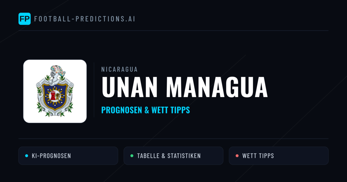 UNAN Managua Prognosen & Statistiken