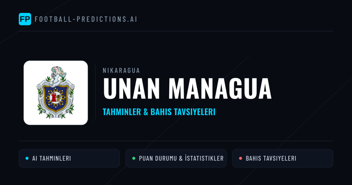 UNAN Managua Tahminleri & İstatistikler