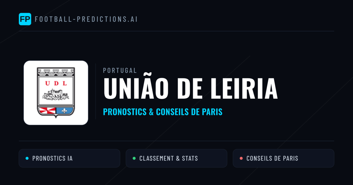 União de Leiria Pronostics & Statistiques