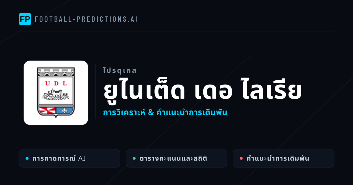 ยูไนเต็ด เดอ ไลเรีย การวิเคราะห์และสถิติ