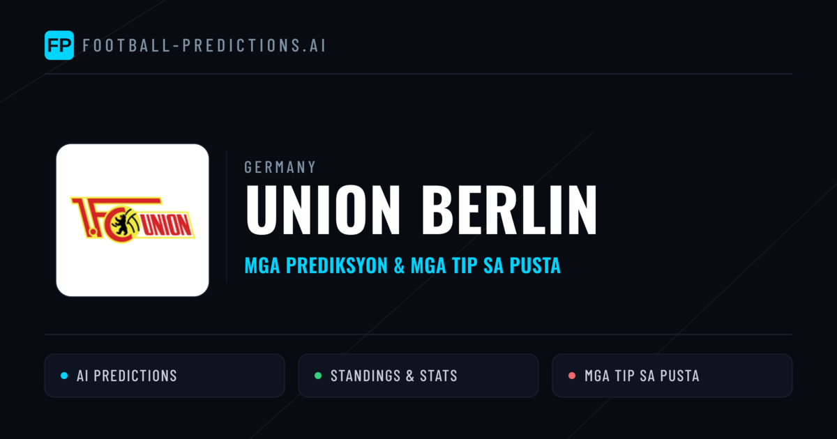 Union Berlin Predictions & Stats