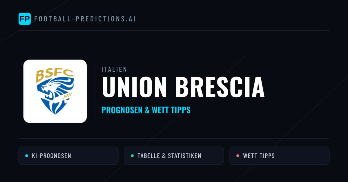 Union Brescia Prognosen & Statistiken