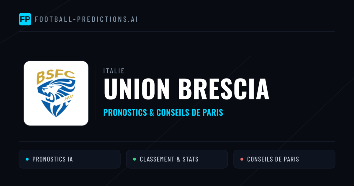 Union Brescia Pronostics & Statistiques
