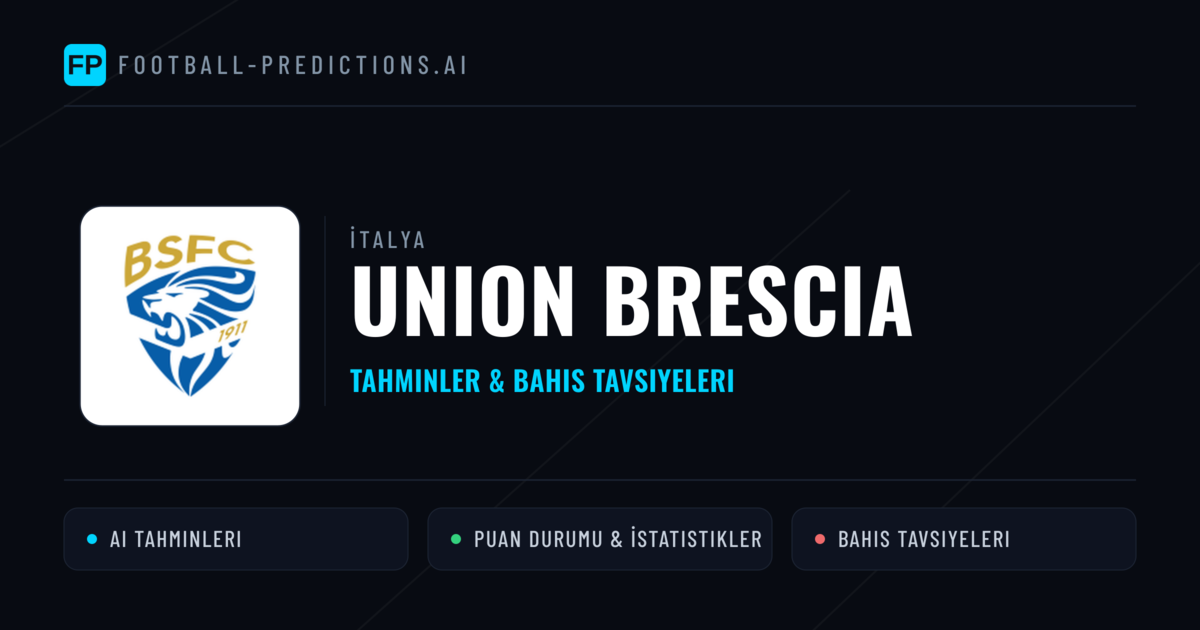 Union Brescia Tahminleri & İstatistikler