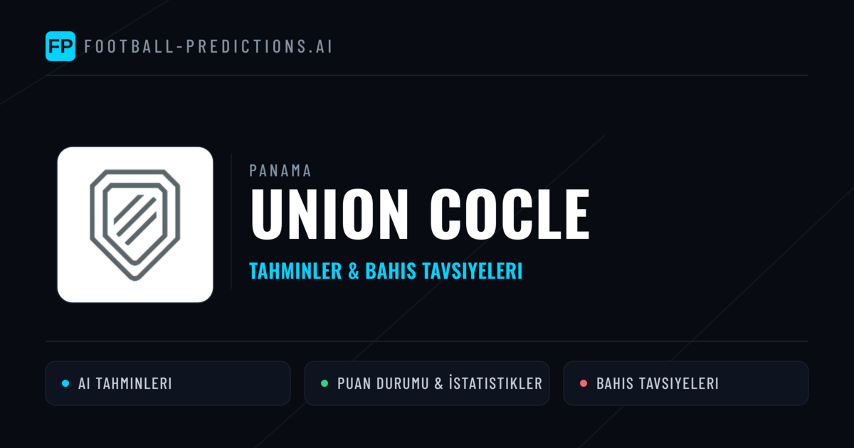 Union Cocle Tahminleri & İstatistikler