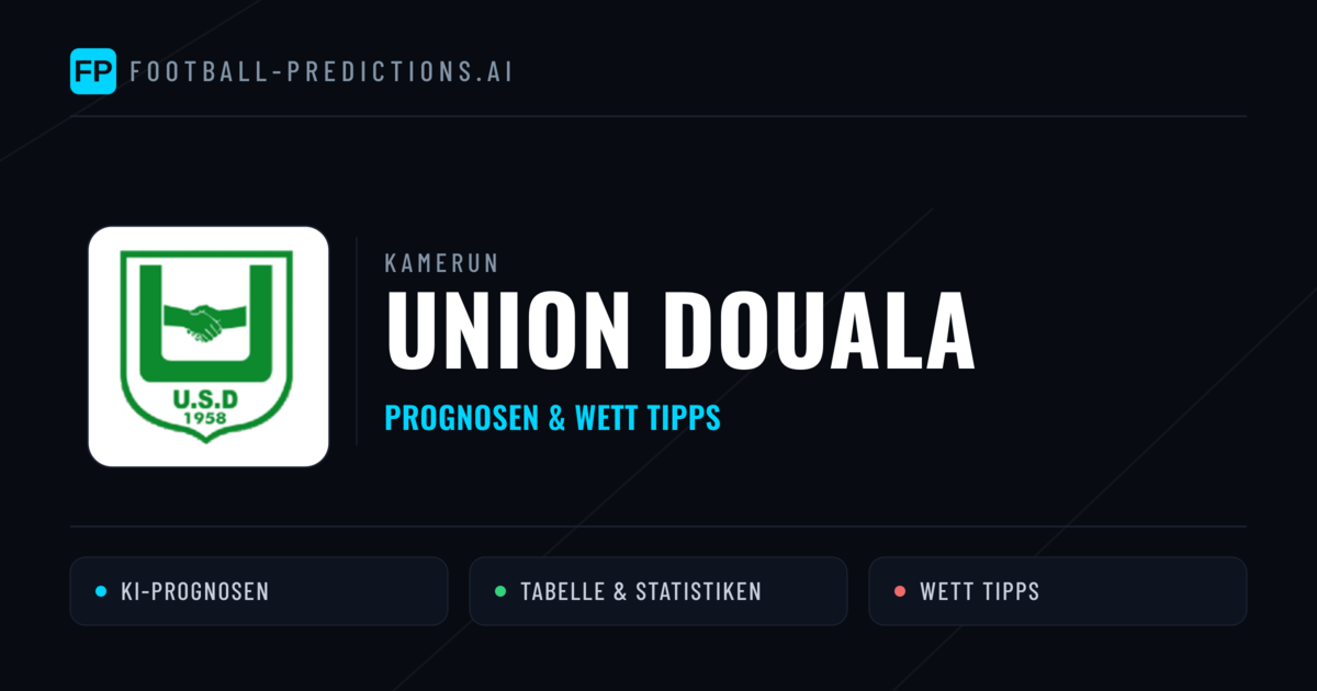 Union Douala Prognosen & Statistiken