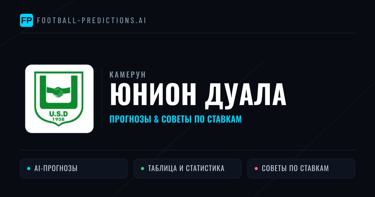 Юнион Дуала прогнозы и статистика