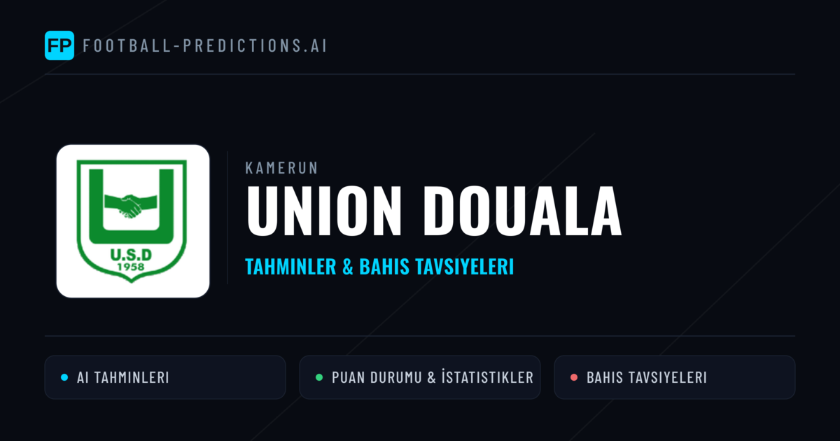 Union Douala Tahminleri & İstatistikler