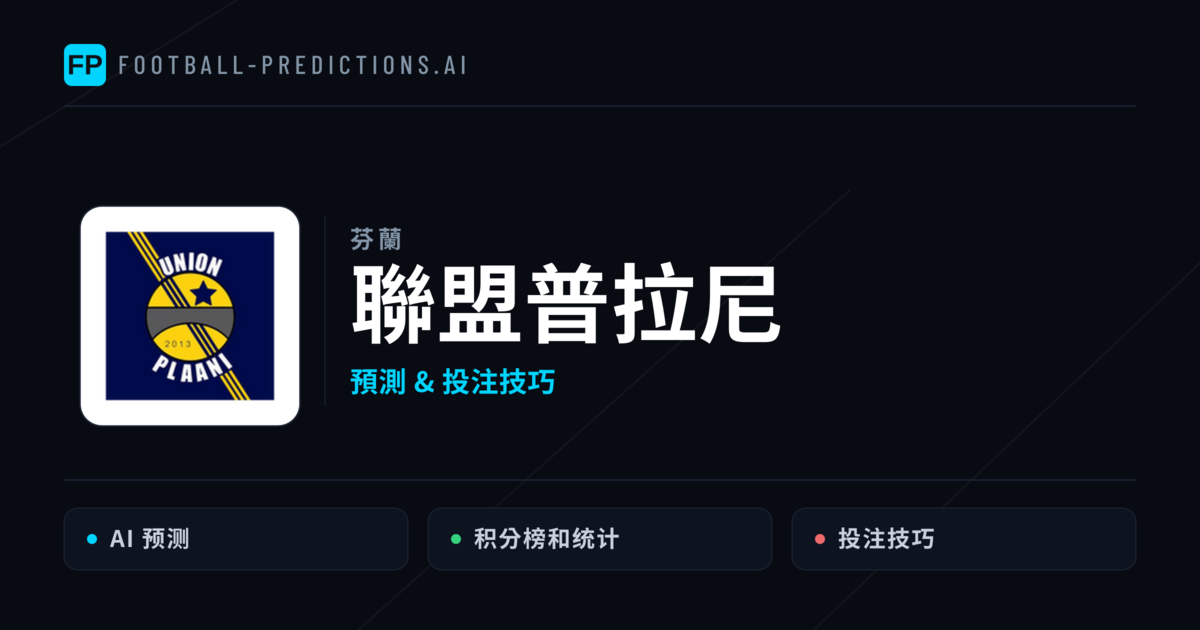 聯盟普拉尼 運彩分析|足球預測與數據