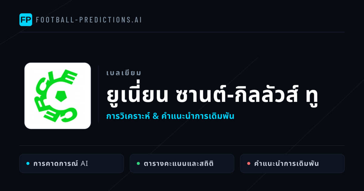 ยูเนี่ยน ซานต์-กิลลัวส์ ทู การวิเคราะห์และสถิติ