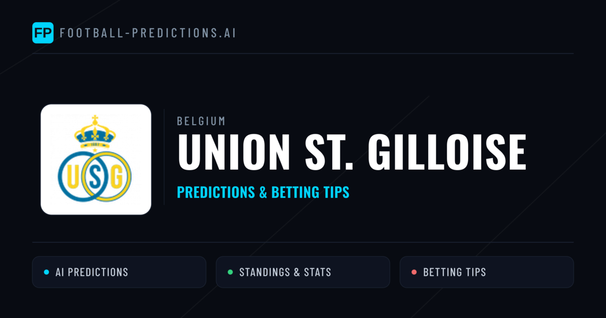 Union St. Gilloise Predictions & Stats