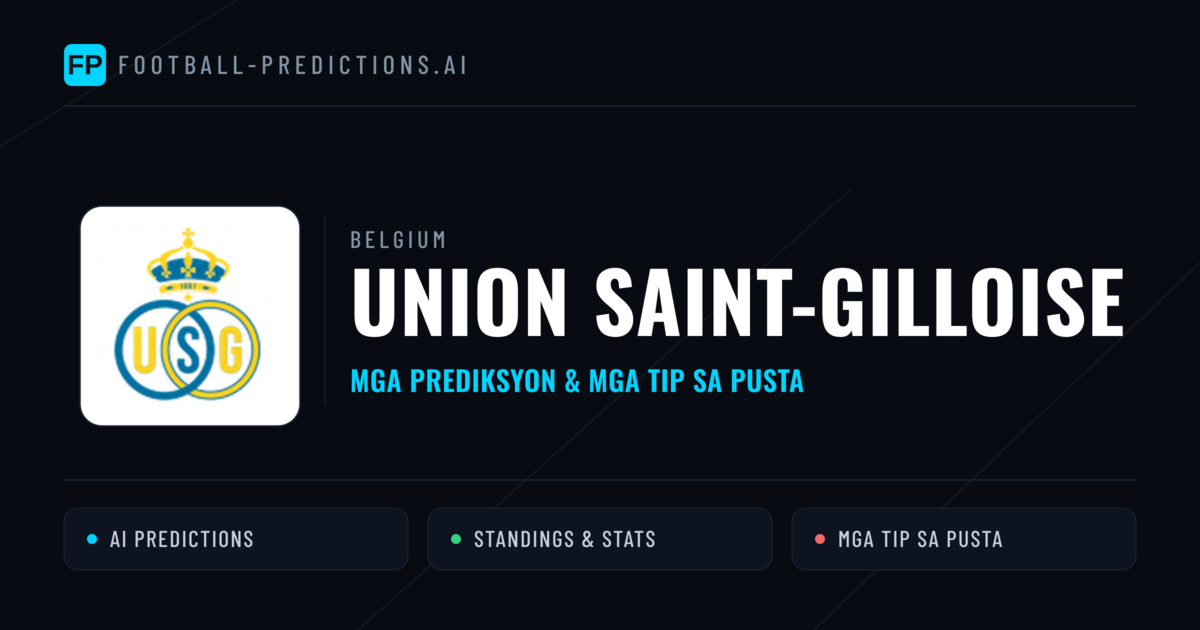 Union Saint-Gilloise Predictions & Stats