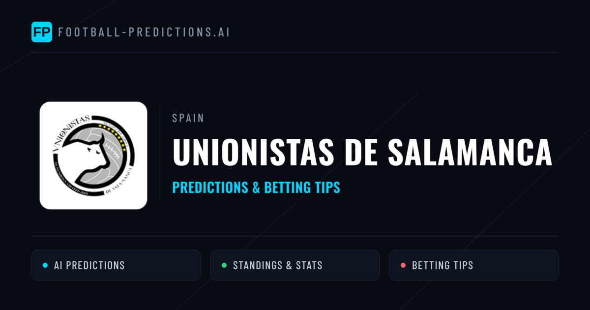 Unionistas de Salamanca Predictions & Stats