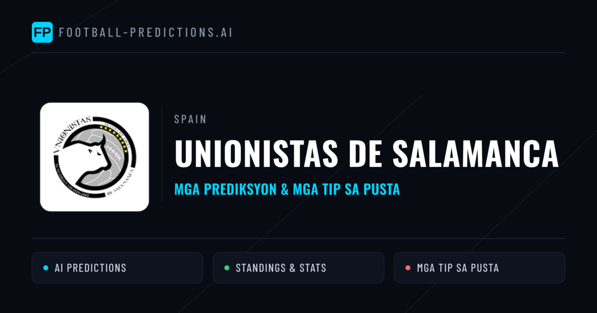 Unionistas de Salamanca Predictions & Stats