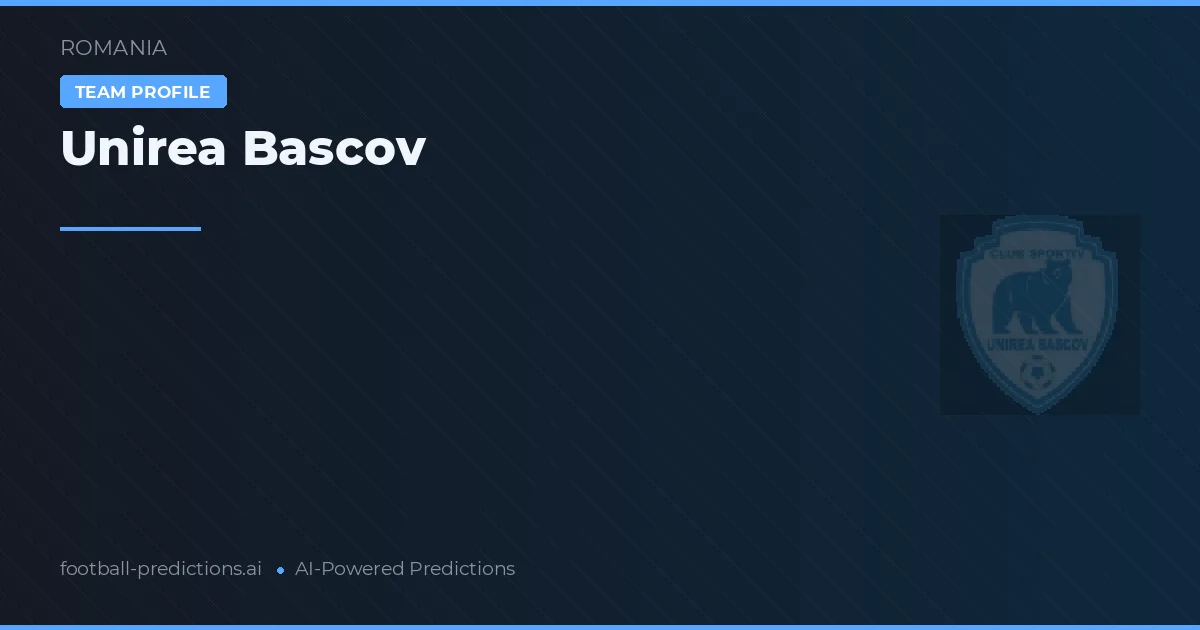 Pronostici e Statistiche Unirea Bascov