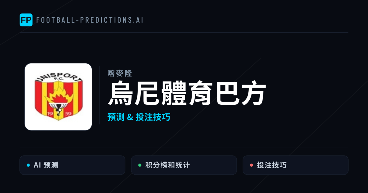 烏尼體育巴方 運彩分析|足球預測與數據