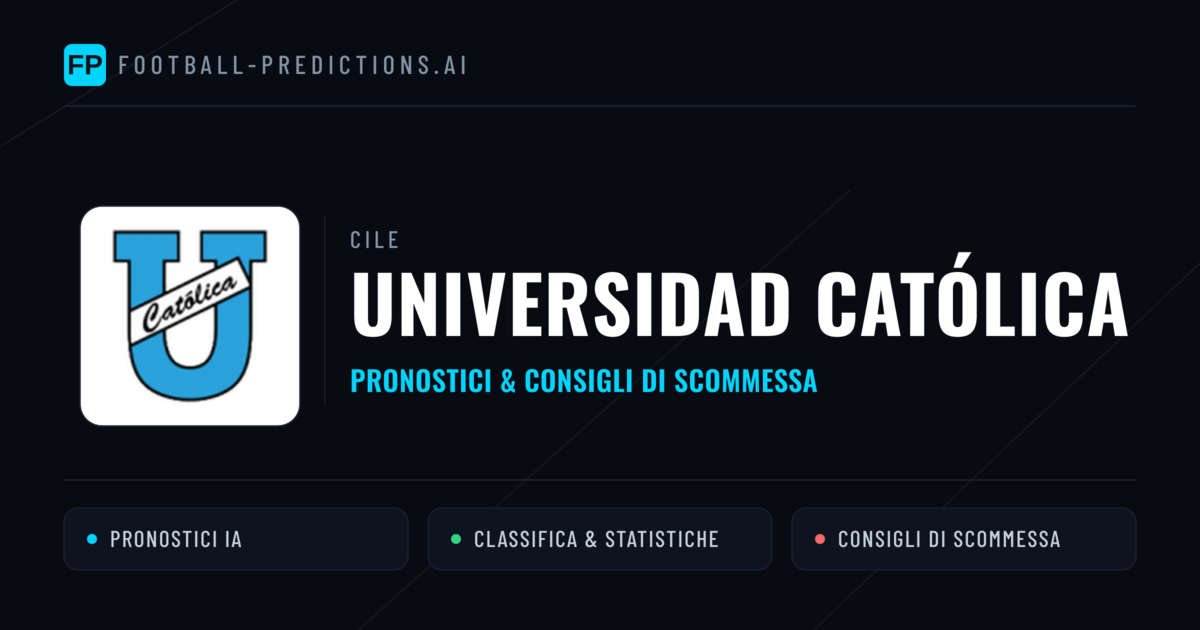Pronostici e Statistiche Universidad Católica