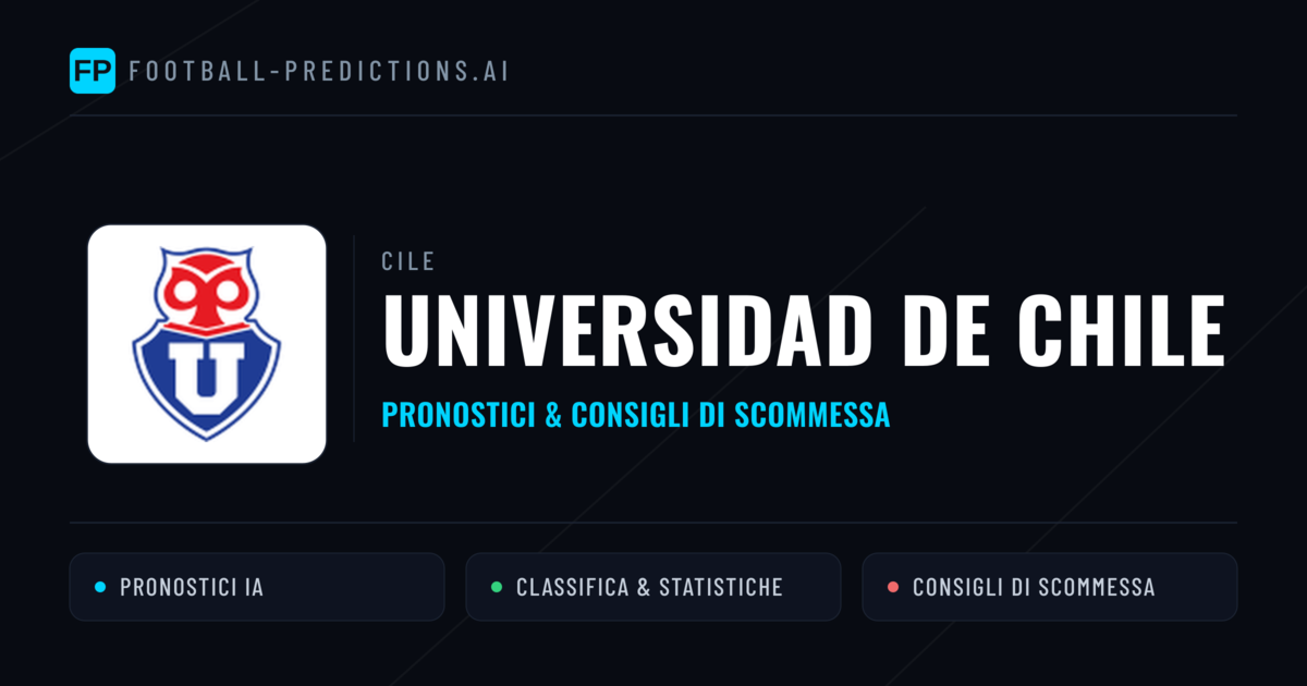 Pronostici e Statistiche Universidad de Chile