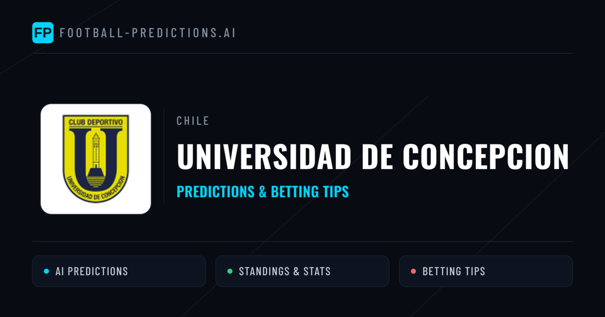 Universidad de Concepcion Predictions & Stats