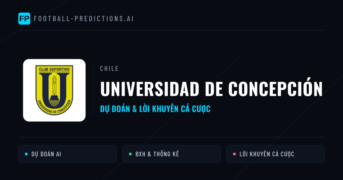 Universidad de Concepción Dự đoán & Thống kê