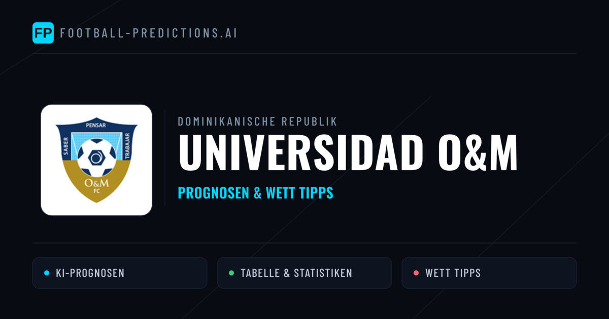 Universidad O&M Prognosen & Statistiken