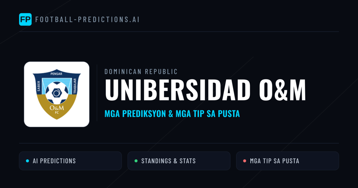 Unibersidad O&M Predictions & Stats