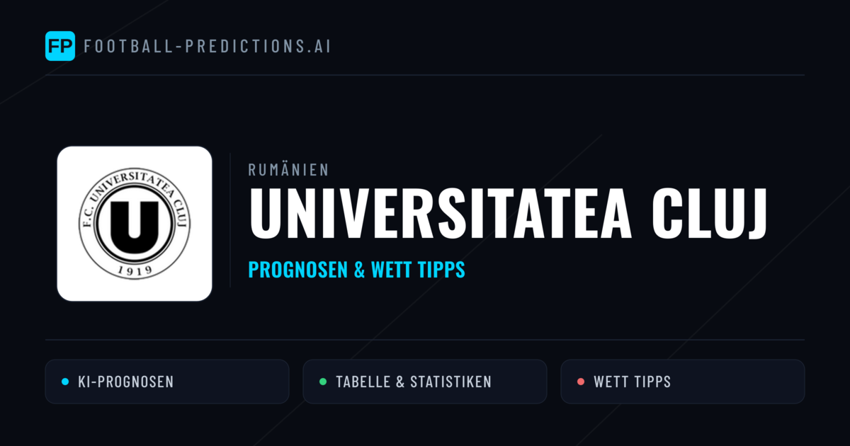 Universitatea Cluj Prognosen & Statistiken