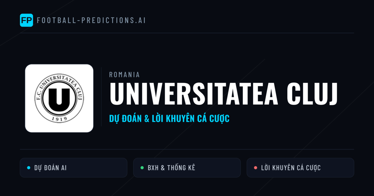 Universitatea Cluj Dự đoán & Thống kê