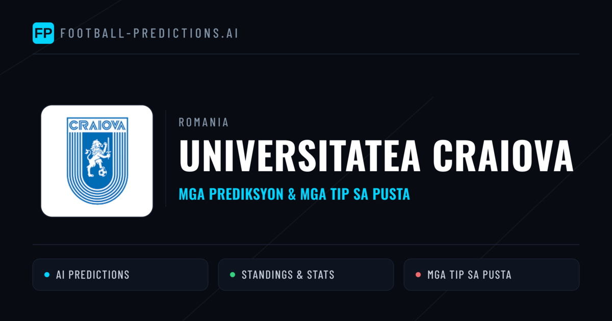 Universitatea Craiova Predictions & Stats