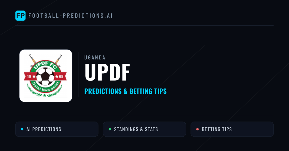 UPDF Predictions & Stats