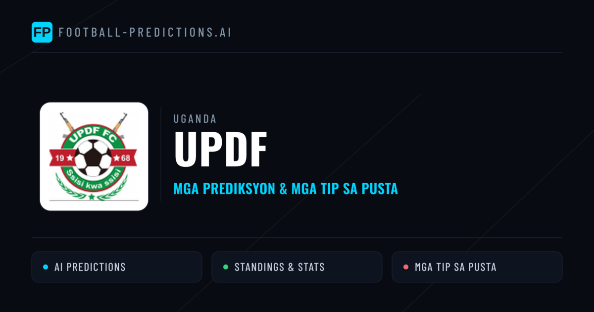 UPDF Predictions & Stats