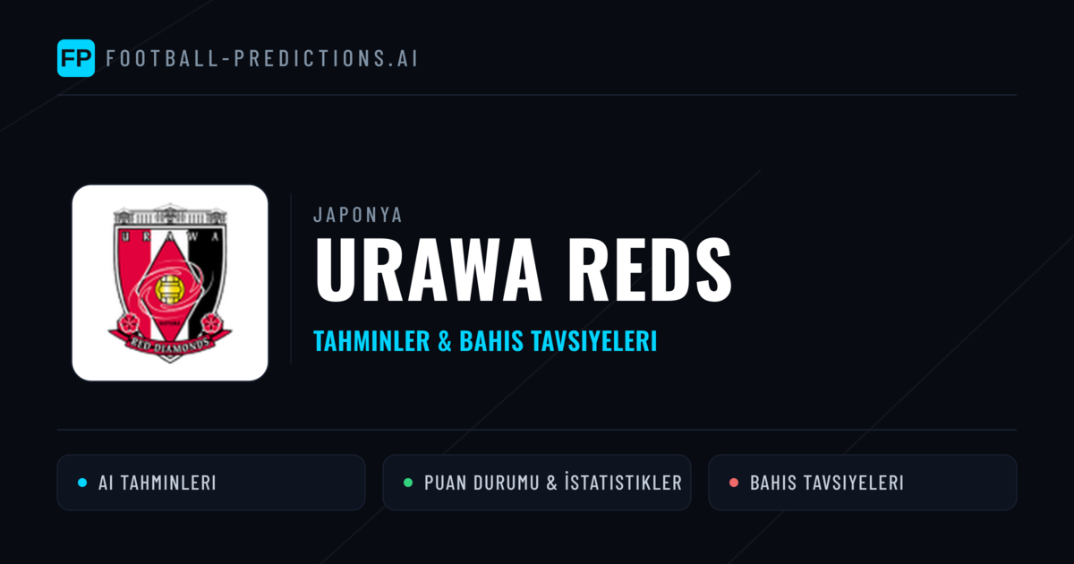 Urawa Reds Tahminleri & İstatistikler
