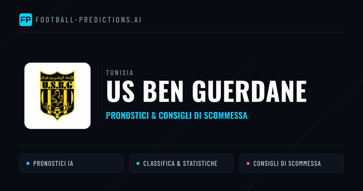 Pronostici e Statistiche US Ben Guerdane