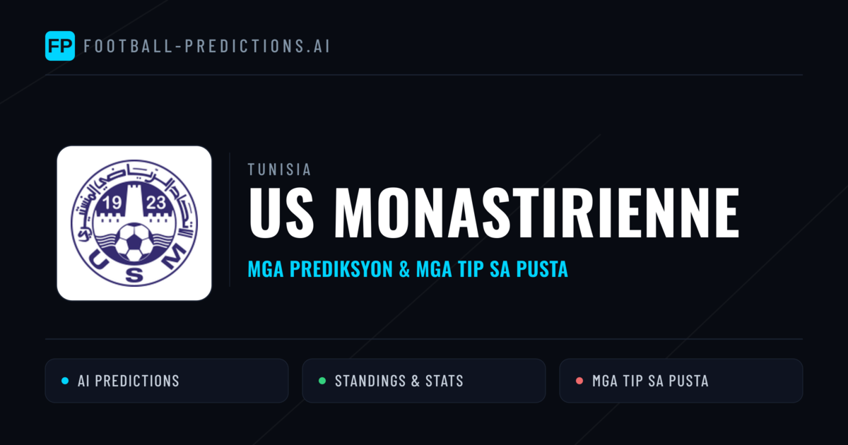 US Monastirienne Predictions & Stats