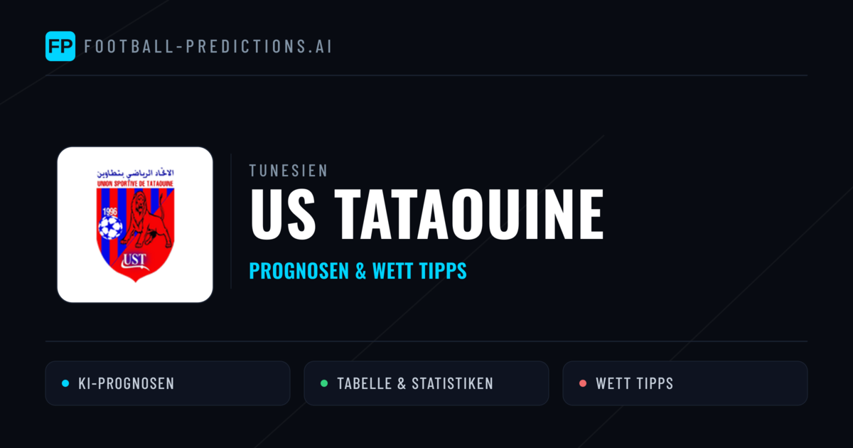 US Tataouine Prognosen & Statistiken