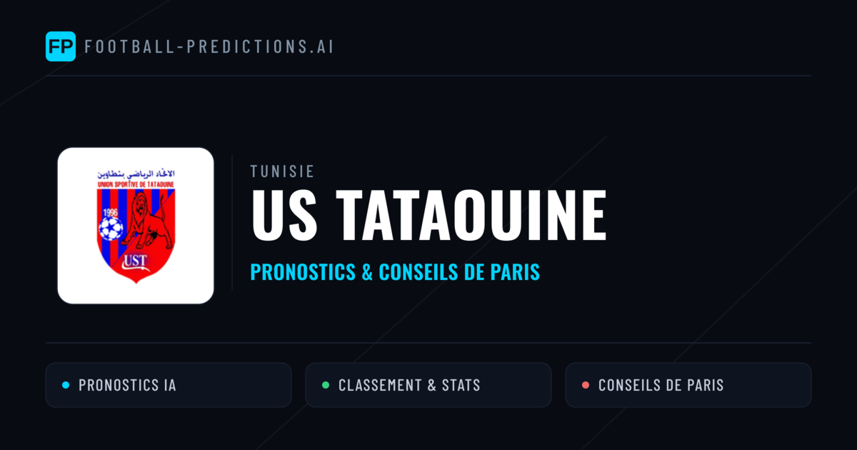 US Tataouine Pronostics & Statistiques