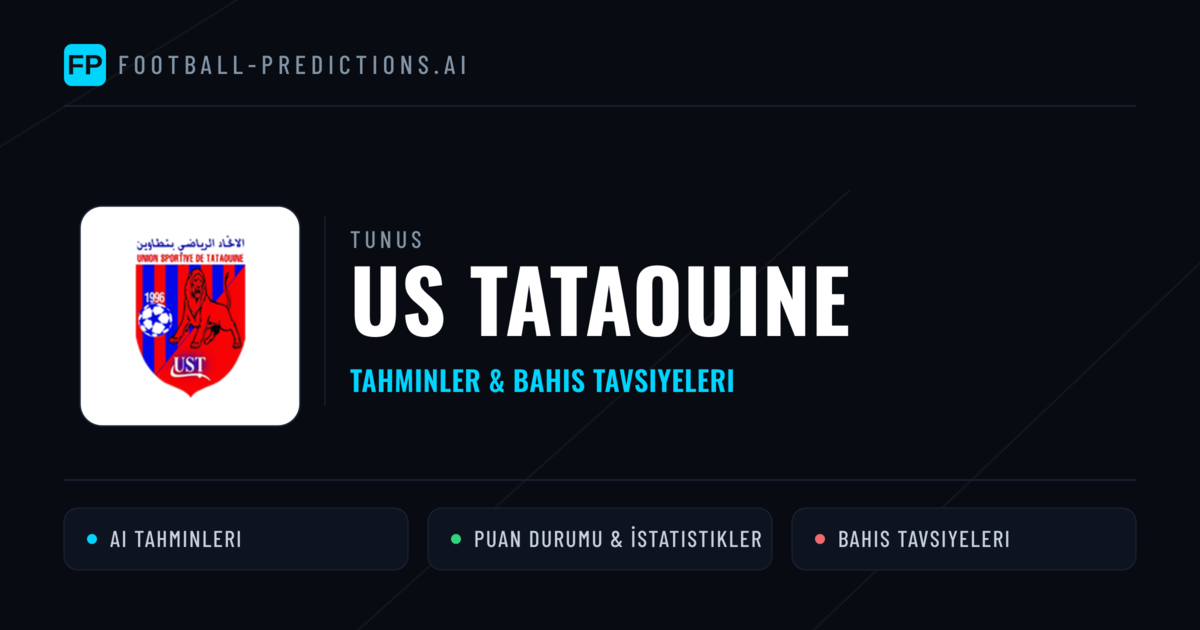 US Tataouine Tahminleri & İstatistikler